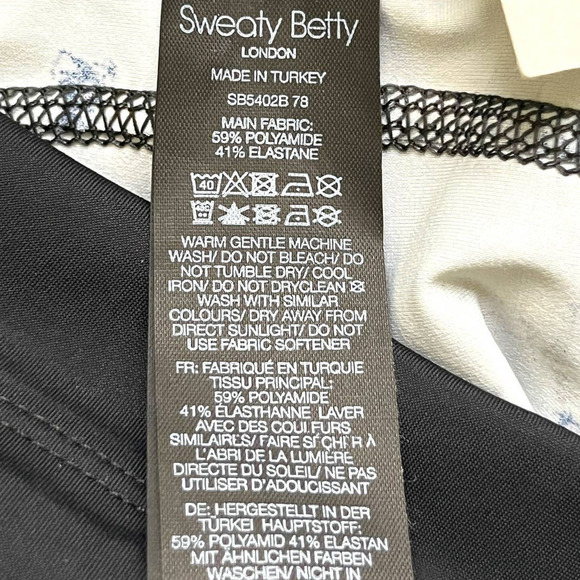 Sweaty Betty NWT Zero Gravity Leggings 7/8 Length Abstract Floral Print XXS - Picture 10 of 12